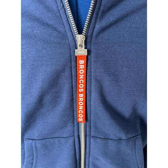 Denver Broncos Women's Size M Embroidered Full Zip Soft Hoodie NFL WEAR Football - Picture 3 of 7